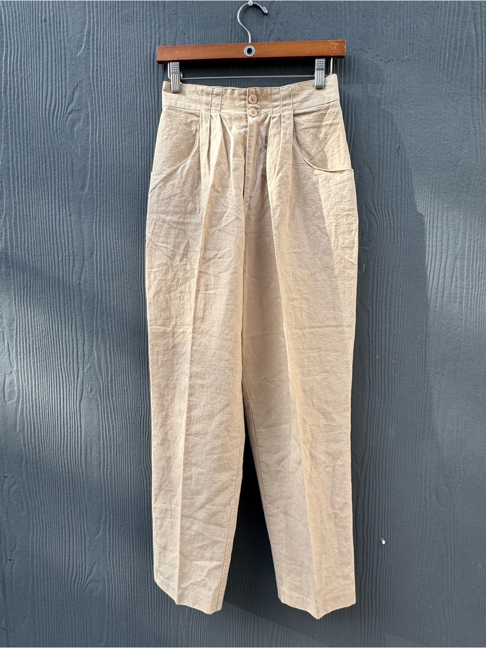 JR’s Brand Vintage 90s Linen Cotton High Waisted Straight Leg Pants Size 9